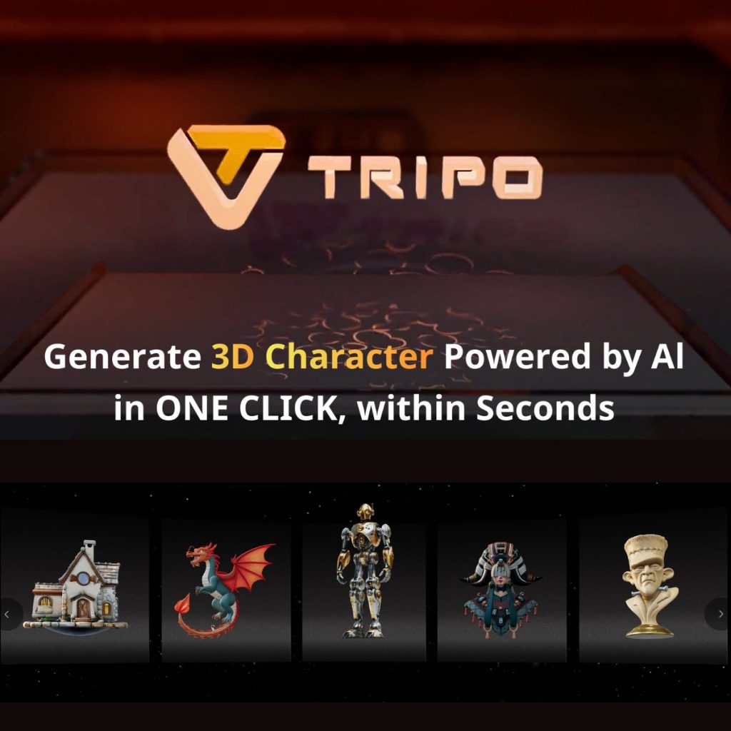 هوش مصنوعی Tripo AI خلق مدل‌های 3D از متن و تصویر