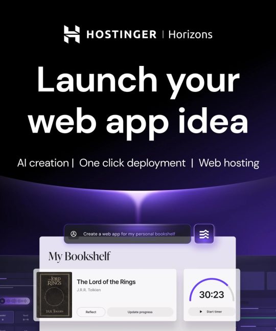 ساخت اپلیکیشن با هوش مصنوعی Hostinger Horizons